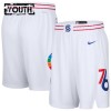 Barn Philadelphia 76ers Shorts Nike 2024-25 City Edition Swingman Barn Philadelphia 76ers Shorts Nike 2024-25 City Edition Swingman
